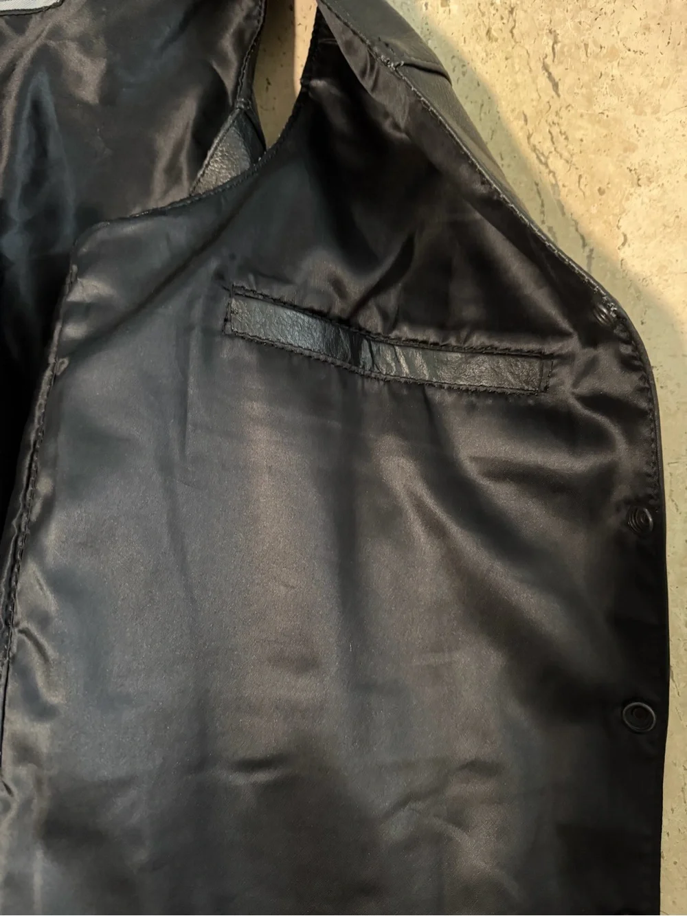 UNIK 90’s Vintage Leather and Native Beaded Vest Men’s 40 Large